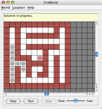 Screenshot of GridWorld solution (click for full-size)