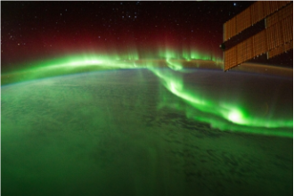 Aurora from space